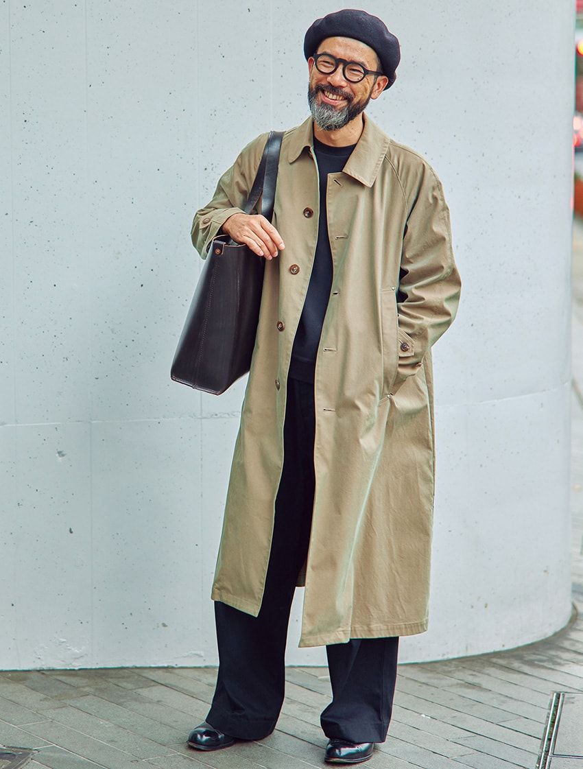 ロングコートはどんな身長でも似合う！ 〜175cmの着こなし巧者を街角から選抜 - 4枚目の画像