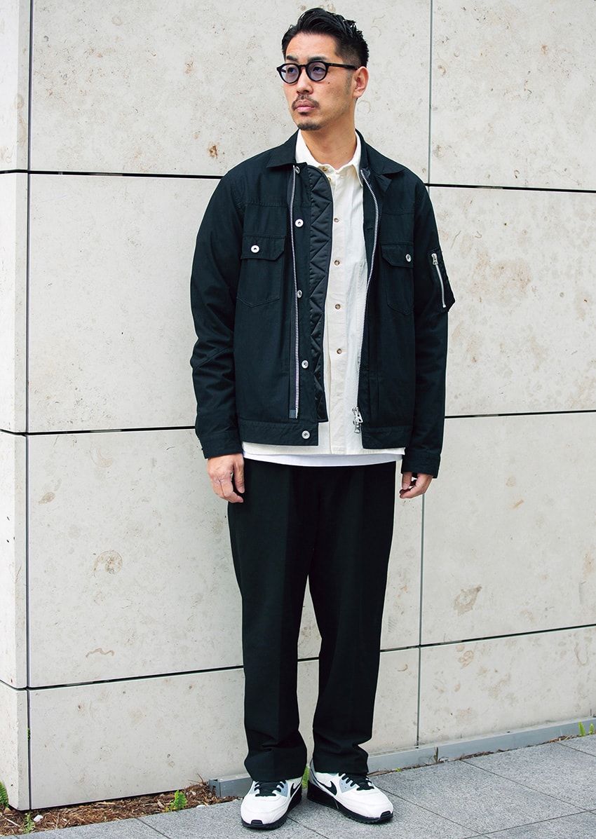 最旬“モノトーン”スタイルをスナップ。黒＆白の分量でマトリックスに！ - 7枚目の画像