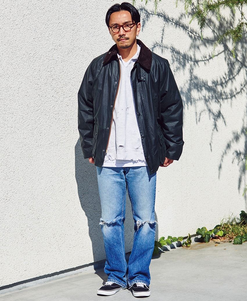 英国の名門「バブアー」の参考コーデ集。定番“ビデイル”からコラボまでスナップ9選 - 7枚目の画像