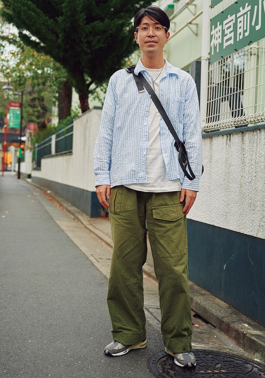 洒落た人のシャツは今、ストライプ！ メインで、インナーで、上手く着こなす10人の好サンプル - 3枚目の画像