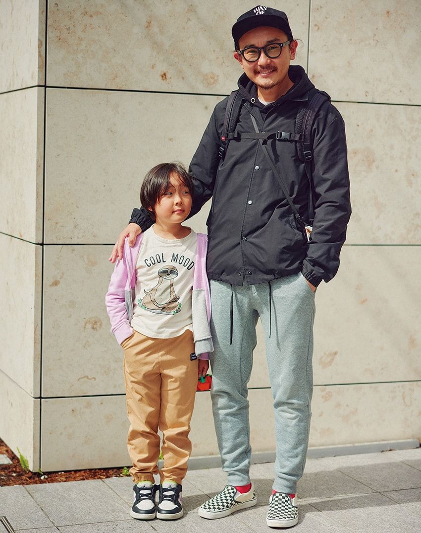 洒落た8人の休日パパをパパラッチ！ 気取らず自然体な親子ファッションの理想系 - 6枚目の画像