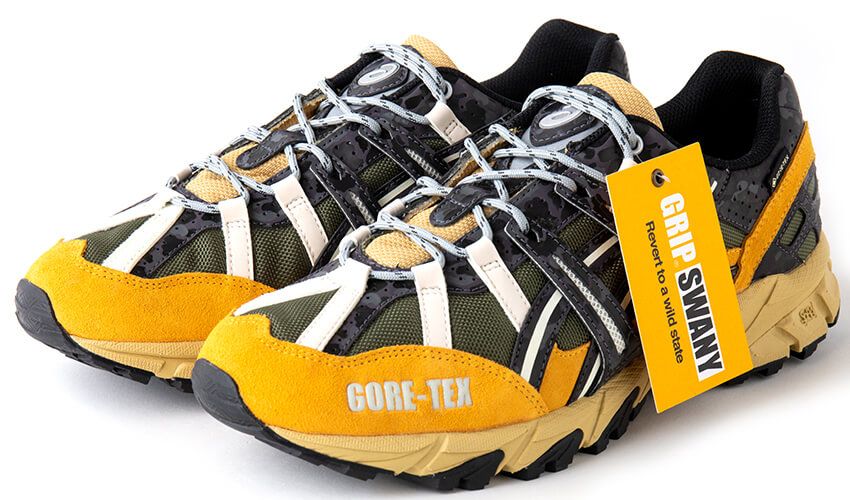 ゴアテックス印の「アシックス」はアトモス＆グリップスワニーとのトリプルコラボ！ - 3枚目の画像