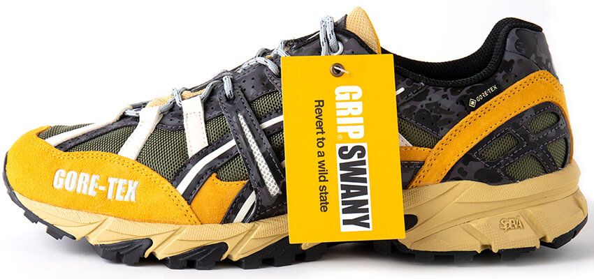 ゴアテックス印の「アシックス」はアトモス＆グリップスワニーとのトリプルコラボ！ - 2枚目の画像