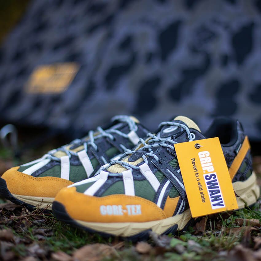 ゴアテックス印の「アシックス」はアトモス＆グリップスワニーとのトリプルコラボ！ - 12枚目の画像