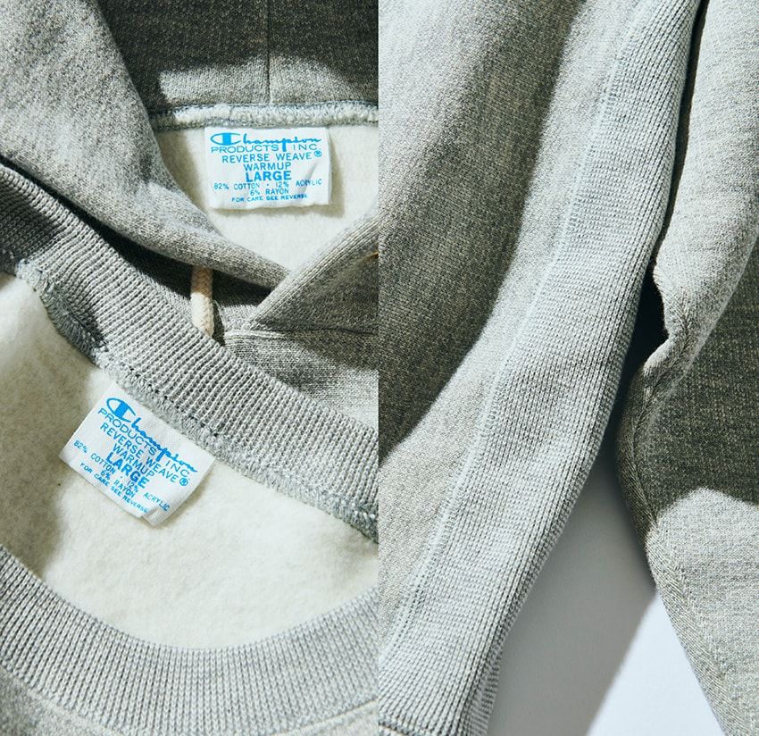 チャンピオンにロスアパ……プロがヘビロテしまくる、無地スウェット3選 - 3枚目の画像