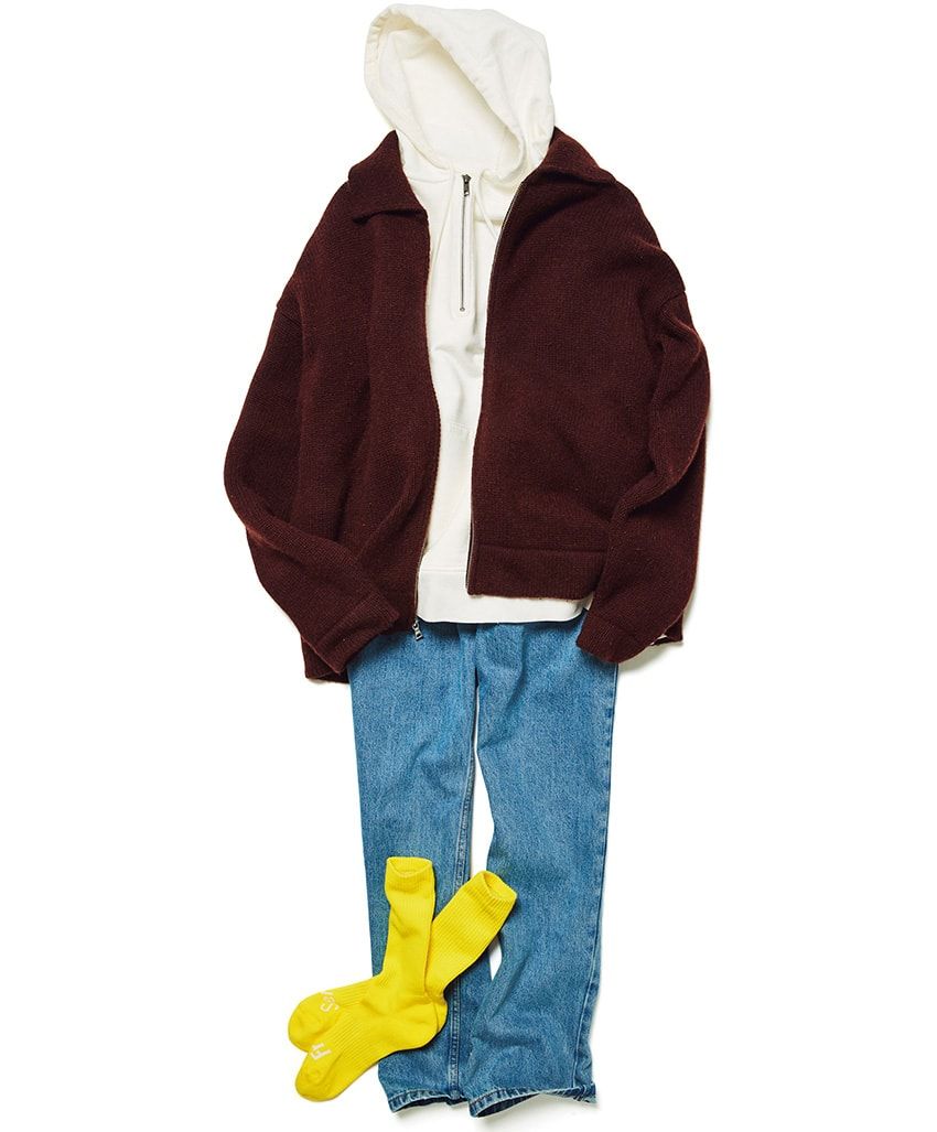 デニムにチノ、スウェット……定番パンツを格上げする“メタリック”スニーカーの効能 - 2枚目の画像