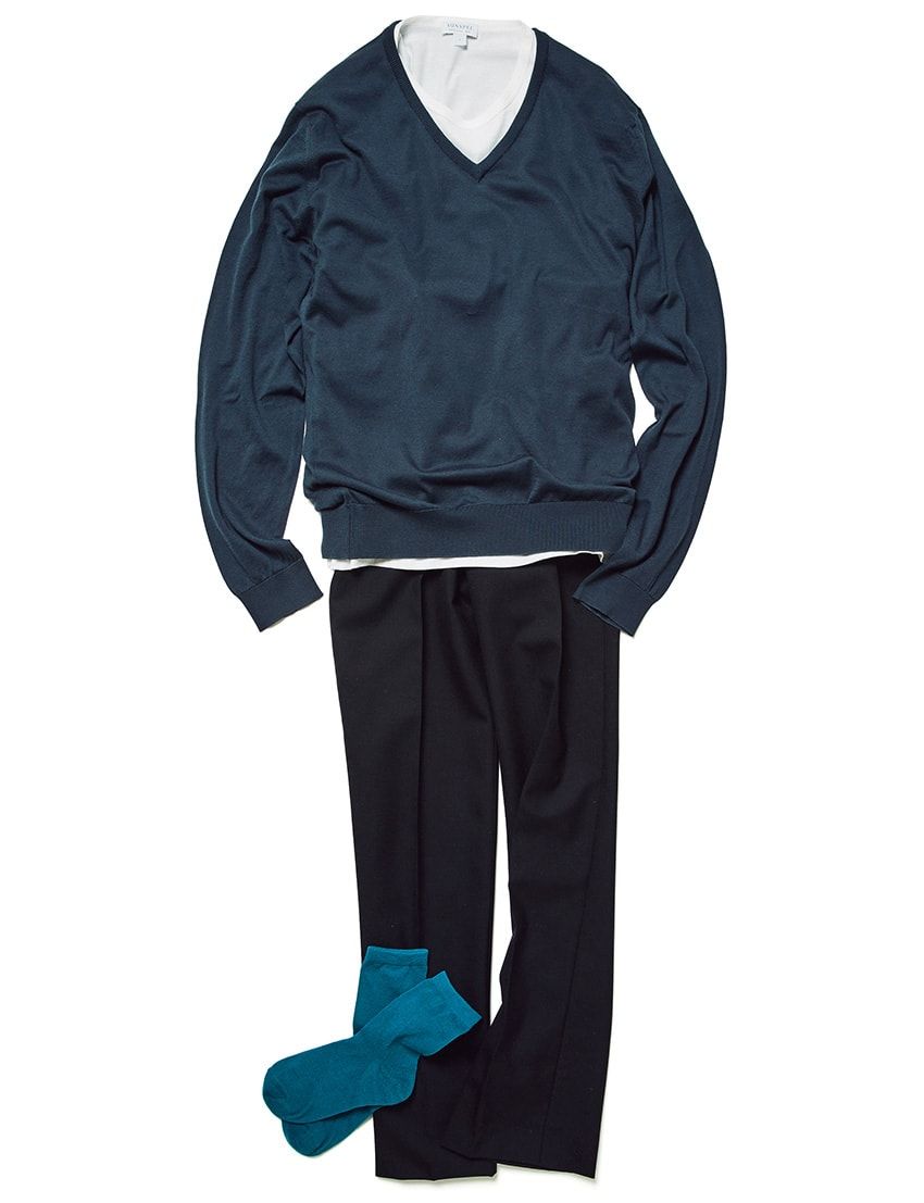 デニムにチノ、スウェット……定番パンツを格上げする“メタリック”スニーカーの効能 - 8枚目の画像