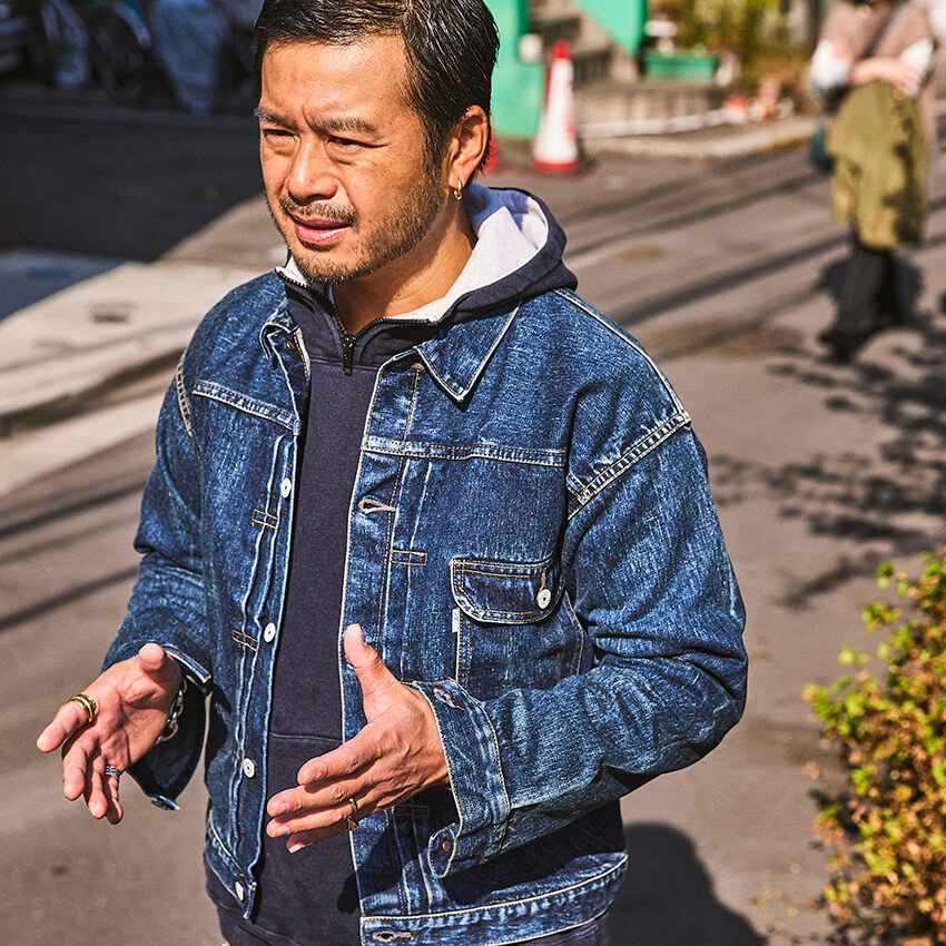 42年製 幻の大戦モデルがソース。デニム王・藤原がヘビロテするGジャン