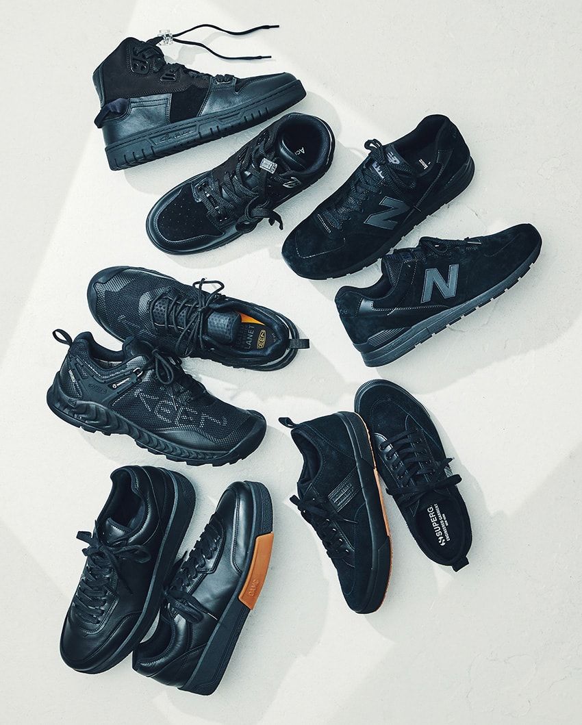 ニューバランスにキーン、ゼニアも真っ黒！最強“オールブラック”スニーカー6選 - 8枚目の画像