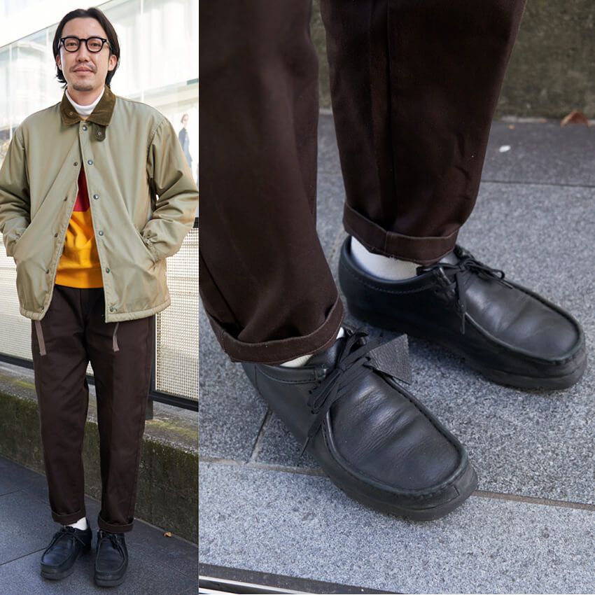 「クラークスは全コーデに合う説」を8人のスナップで検証！ デニム、ミリタリー、キレイめetc. - 3枚目の画像