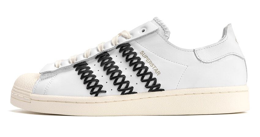 「アディダス オリジナルス×フットインダストリー」クラフト感あるスーパースター他2型を発表 - 2枚目の画像