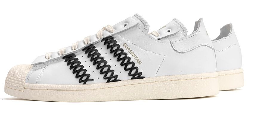 「アディダス オリジナルス×フットインダストリー」クラフト感あるスーパースター他2型を発表 - 5枚目の画像