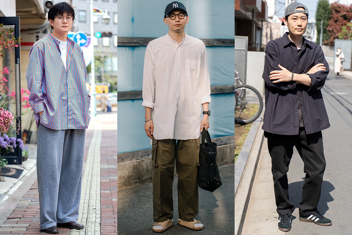 大人気 comoli コモリ バンドカラーシャツ マルチストライプ（シャツが 