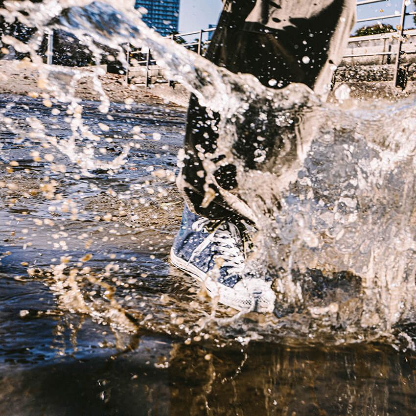 ナナミカ別注「オールスター R」はゴアテックス搭載！ アッパーはオールネイビー！ - 14枚目の画像