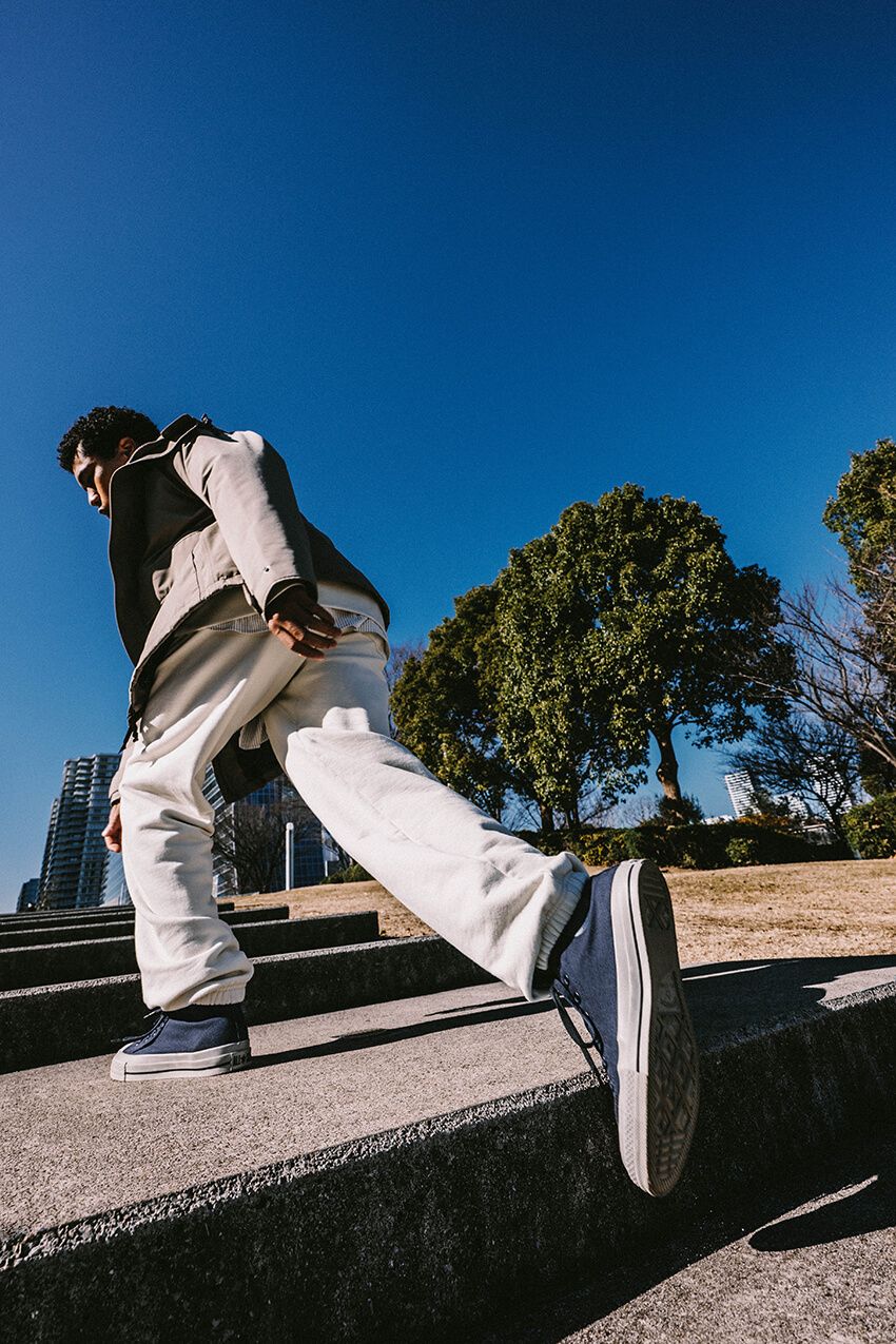 ナナミカ別注「オールスター R」はゴアテックス搭載！ アッパーはオールネイビー！ - 10枚目の画像