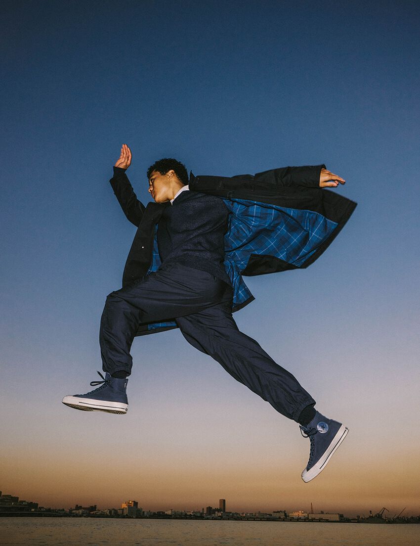 ナナミカ別注「オールスター R」はゴアテックス搭載！ アッパーはオールネイビー！ - 17枚目の画像