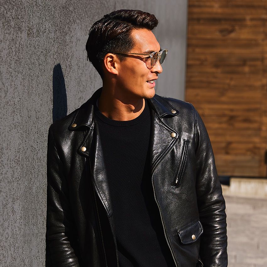 元サッカー日本代表・槙野智章さんが実践する“黒ライダース”を大人っぽく着こなすコツ - 2枚目の画像