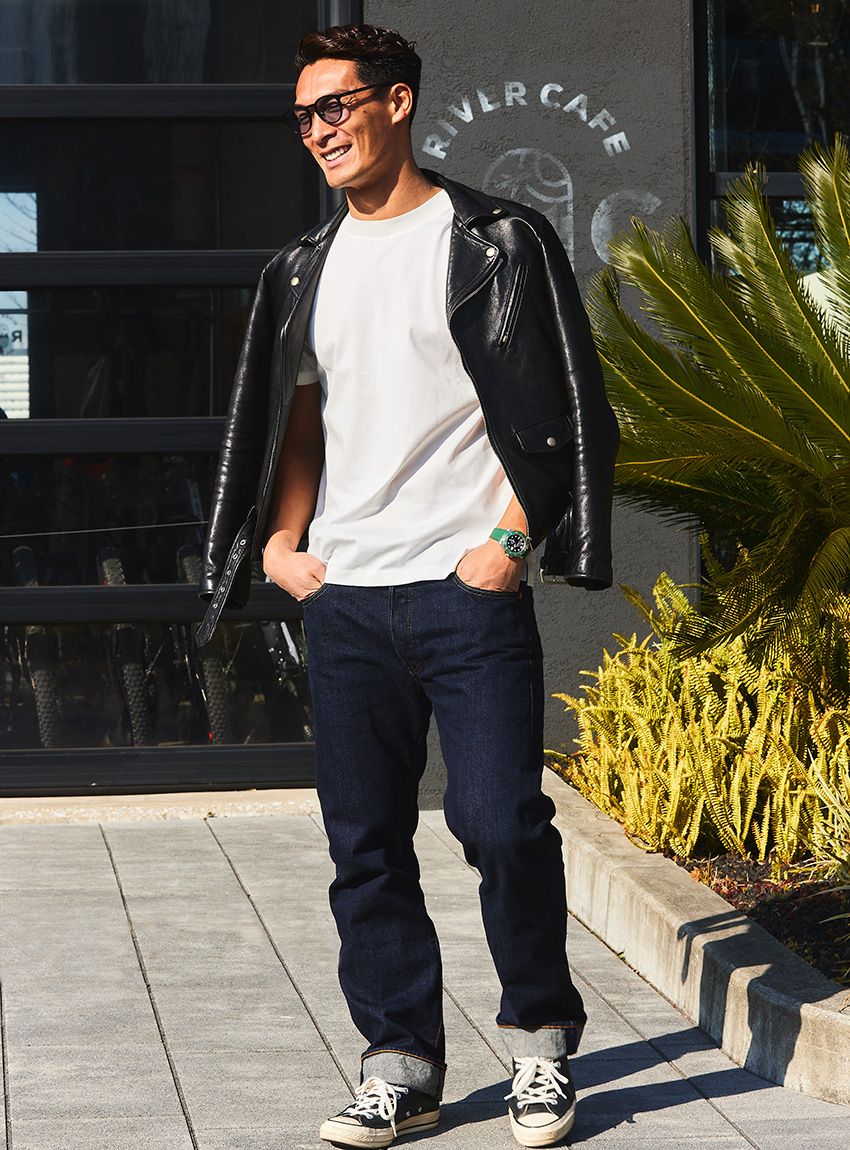 元サッカー日本代表・槙野智章さんが実践する“黒ライダース”を大人っぽく着こなすコツ - 14枚目の画像