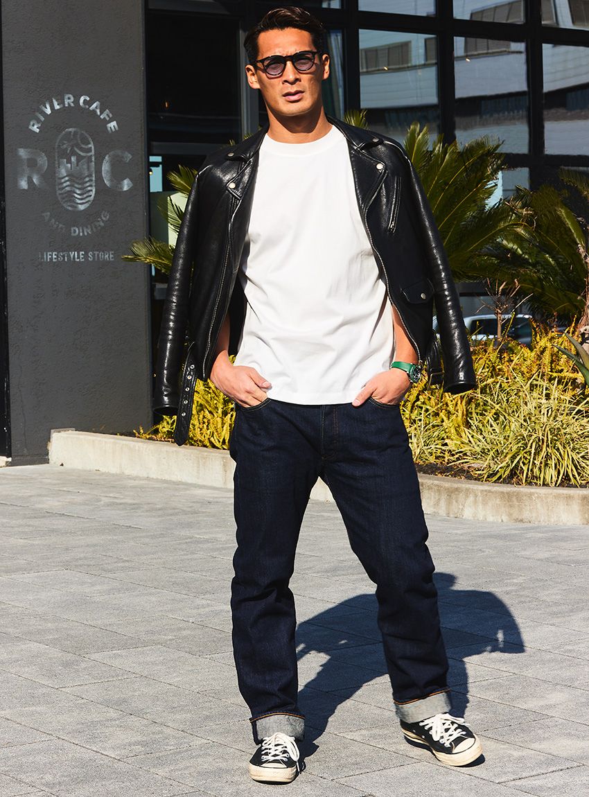 元サッカー日本代表・槙野智章さんが実践する“黒ライダース”を大人っぽく着こなすコツ - 15枚目の画像