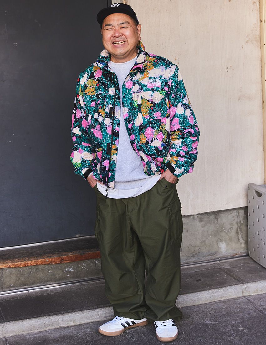 Supreme × ザ・ノース・フェイスをヘビロテするダイノジ大地さん。暖かい日は袖を外して…… - 6枚目の画像