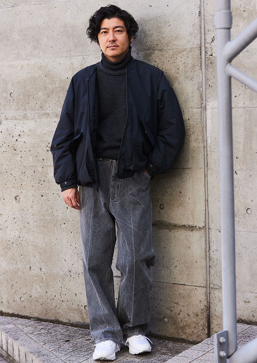 同じアウターで気温差コーデ。デニムを合わせるだけで簡単に実現 - 1枚目の画像