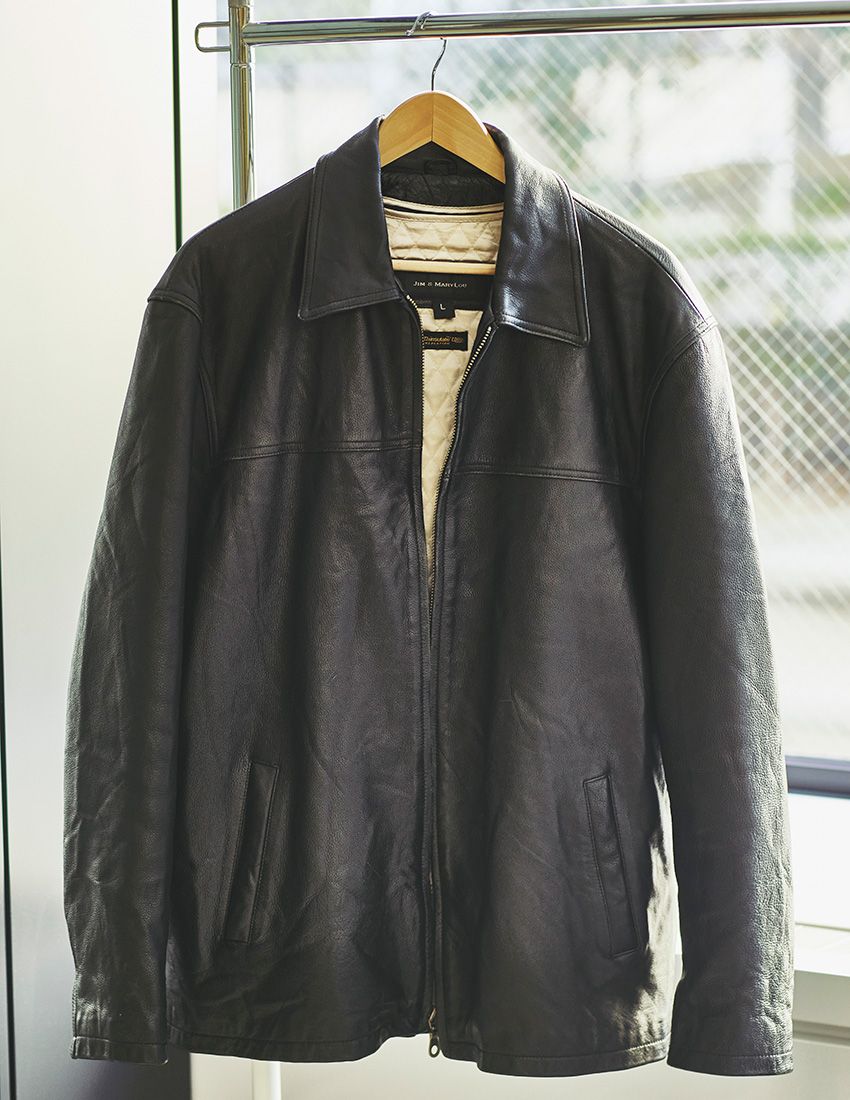 ファッション系YouTuberの古着MIXコーデ「ライナー付きのレザーブルゾンが春先に便利」 - 7枚目の画像