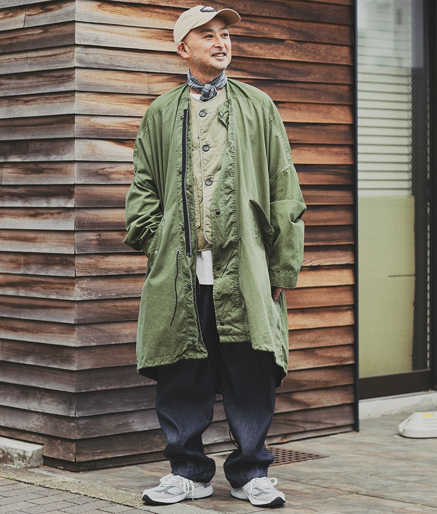 モッズコートを使った気温別アメカジコーデ2例。ポイントは“グレー”の使い方！ - 4枚目の画像