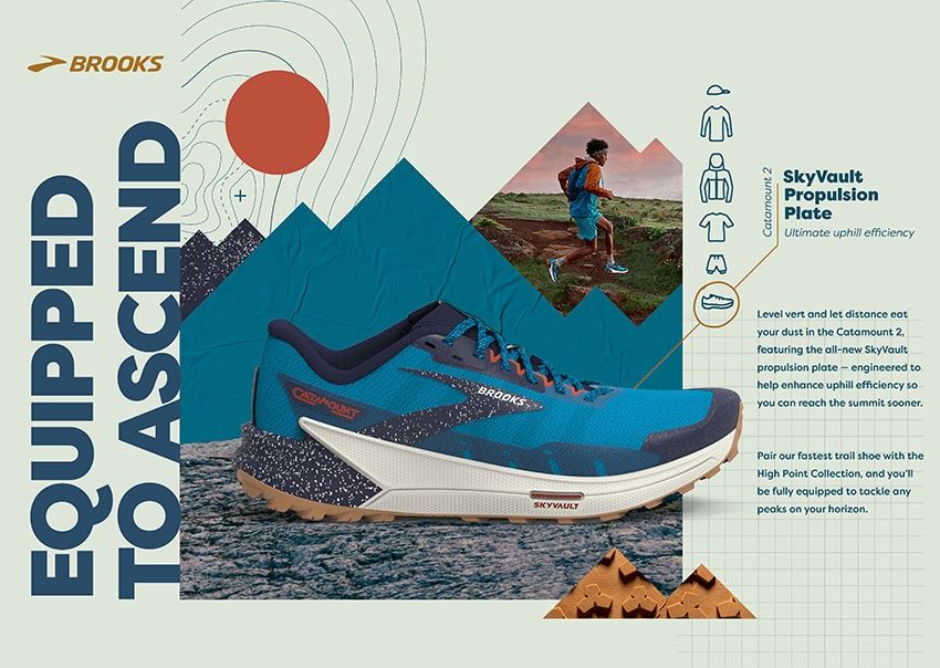 ピューマに着想を得た超ハイテクスニーカー、ブルックスの新作「カタマウント2」 - 6枚目の画像