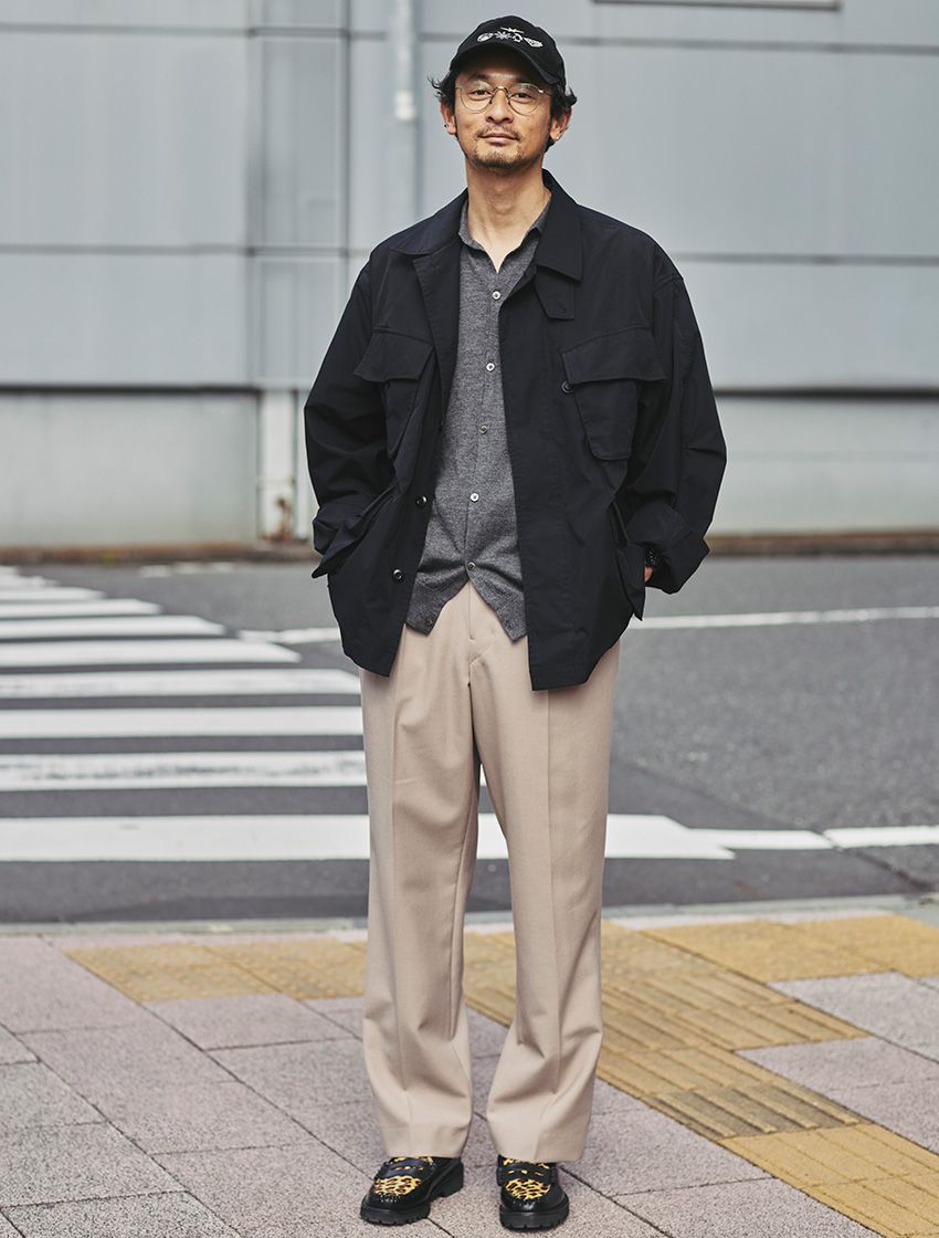 「ダイワピア39」で気温別コーデ。モデル春日潤也さんの花見と散歩スタイルを公開 - 1枚目の画像