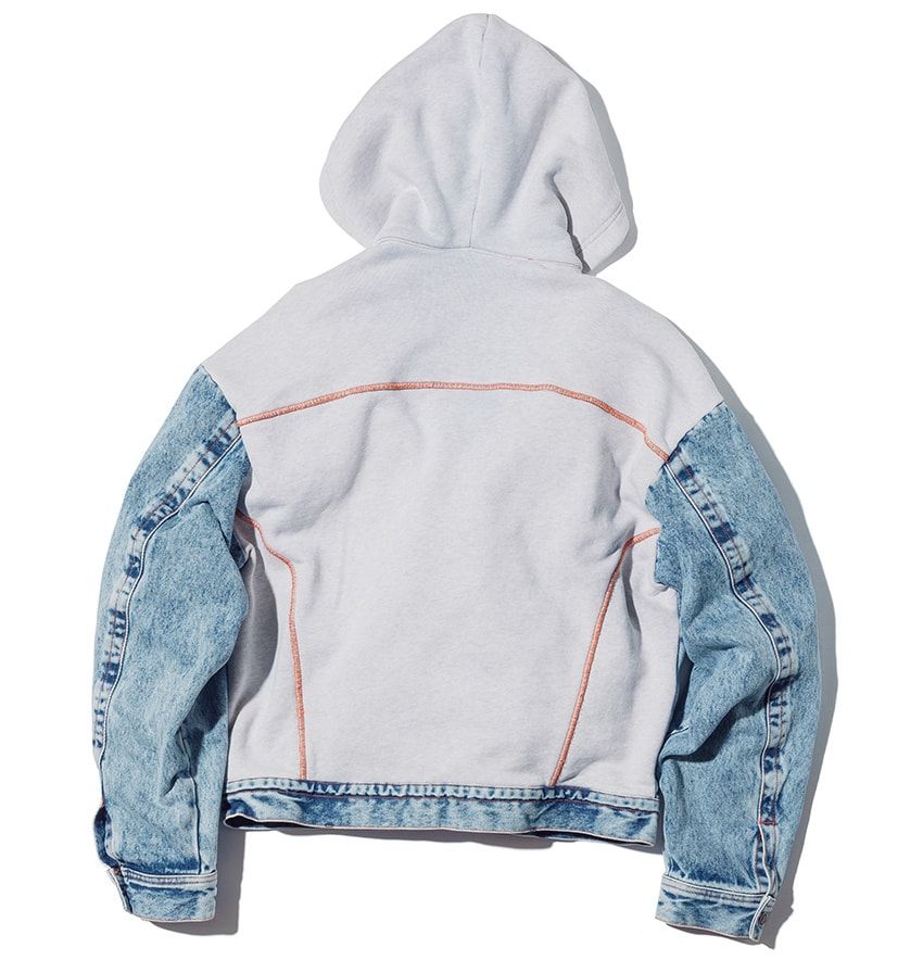 Gジャンとパーカが合体！ 超個性的な“リメイクデニム”の仕掛け人はあの…… - 5枚目の画像