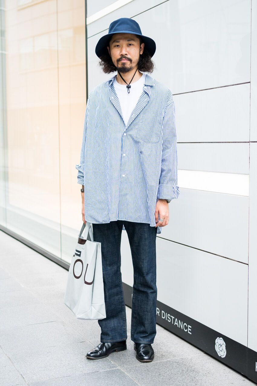 デニム使いが上手い11名の春コーデ。アメカジ、モノトーン、シャツ……着こなし術を紹介 - 2枚目の画像