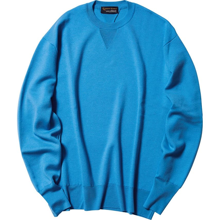 デニムにニット、ジャケットも！「キャプテン サンシャイン」デザイナーの“青”私物をチラ見せ - 2枚目の画像