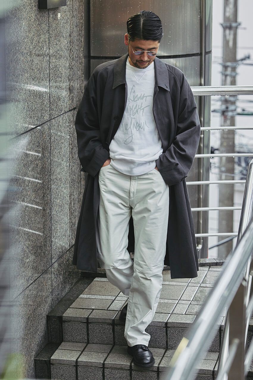 夏前まで快適に着られるコートで気温別コーデ。プロが実践する異素材合わせのコツ - 8枚目の画像