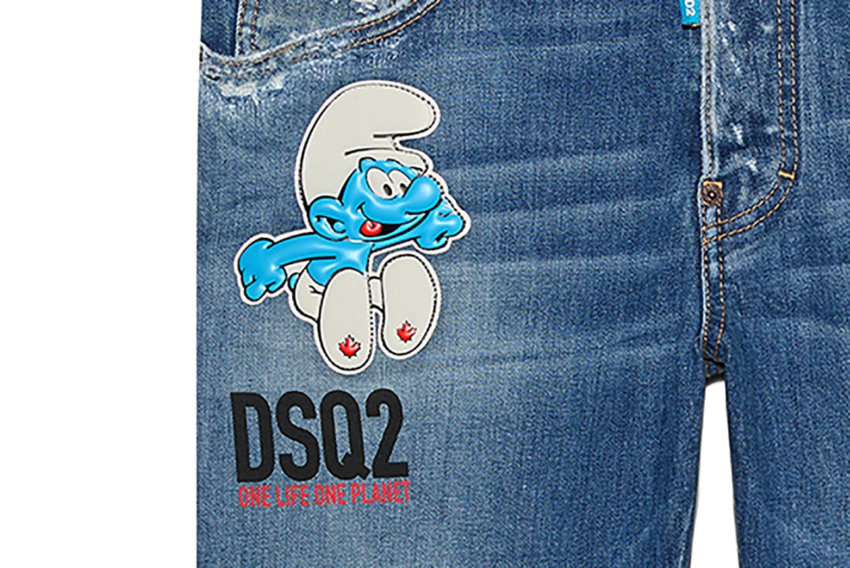 地球に優しい「ディースクエアード」の“スマーフ”コラボ。ポップアップ