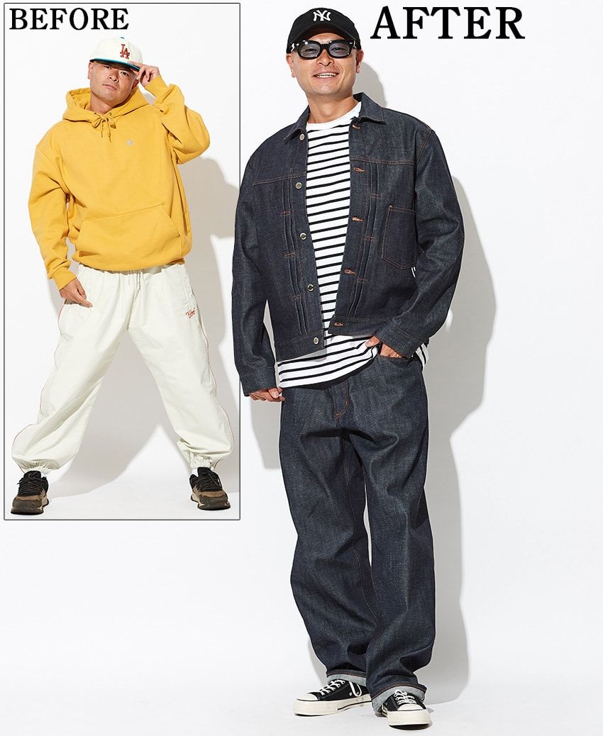 あばれる君をCreepy Nutsスタイリストがオシャレに改造！大人ストリートの決定版 - 20枚目の画像