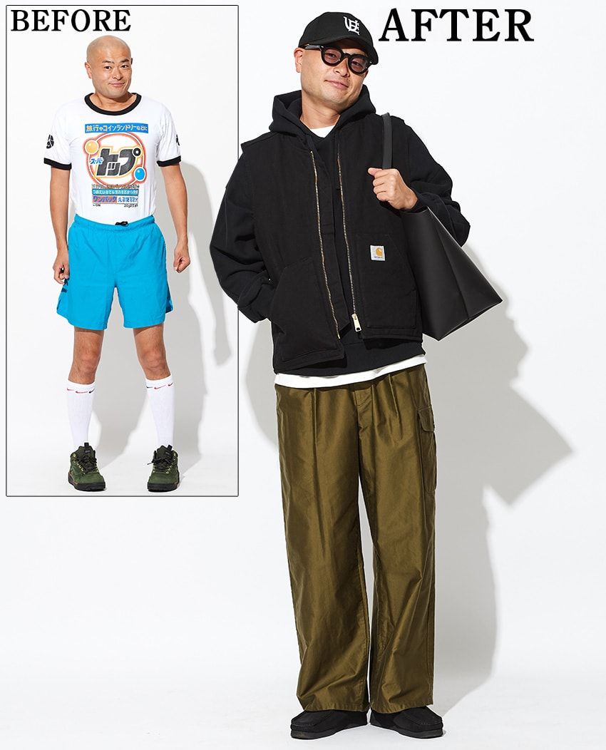 あばれる君をCreepy Nutsスタイリストがオシャレに改造！大人ストリートの決定版 - 21枚目の画像