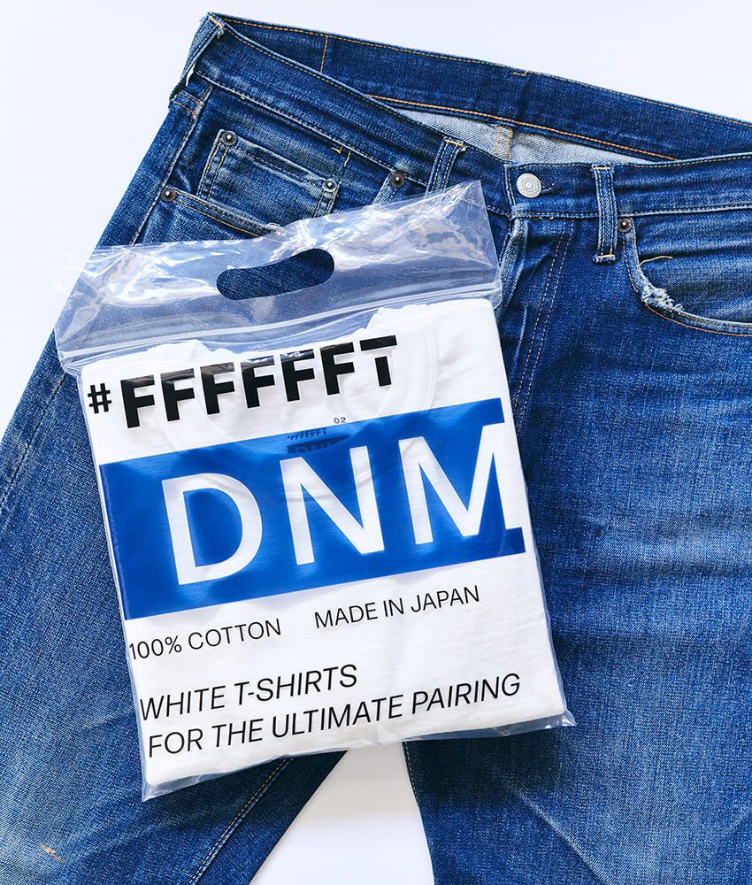 白T専門店「#FFFFFFT」が“デニム用の白Tシャツ”を開発。王道コーデに差をつけよ！ - 2枚目の画像