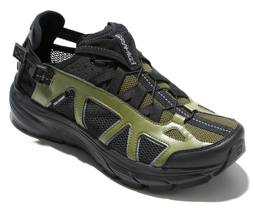 「グラミチ×サロモン」アウトドアの両雄初コラボ。サンダル履きもできるハイブリッドスニーカー - 11枚目の画像