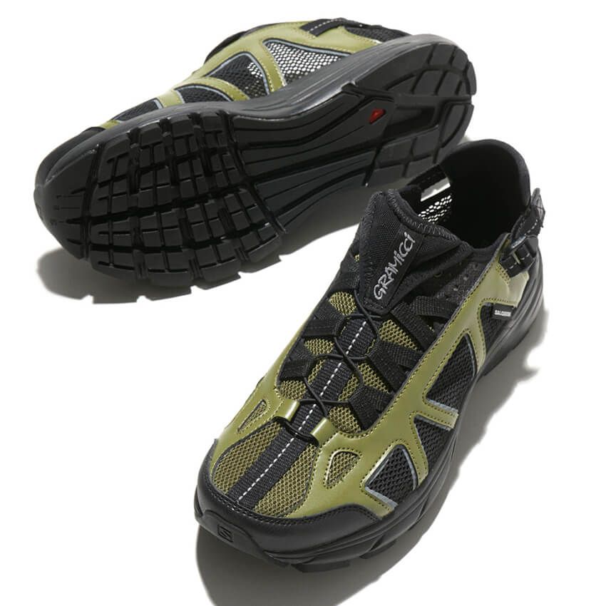 「グラミチ×サロモン」アウトドアの両雄初コラボ。サンダル履きもできるハイブリッドスニーカー - 8枚目の画像