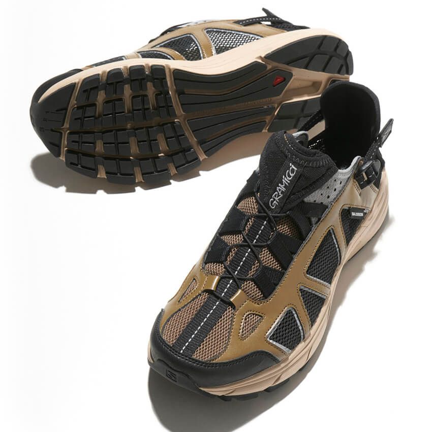 「グラミチ×サロモン」アウトドアの両雄初コラボ。サンダル履きもできるハイブリッドスニーカー - 7枚目の画像