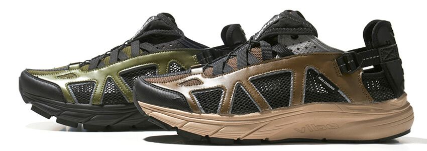 「グラミチ×サロモン」アウトドアの両雄初コラボ。サンダル履きもできるハイブリッドスニーカー - 4枚目の画像