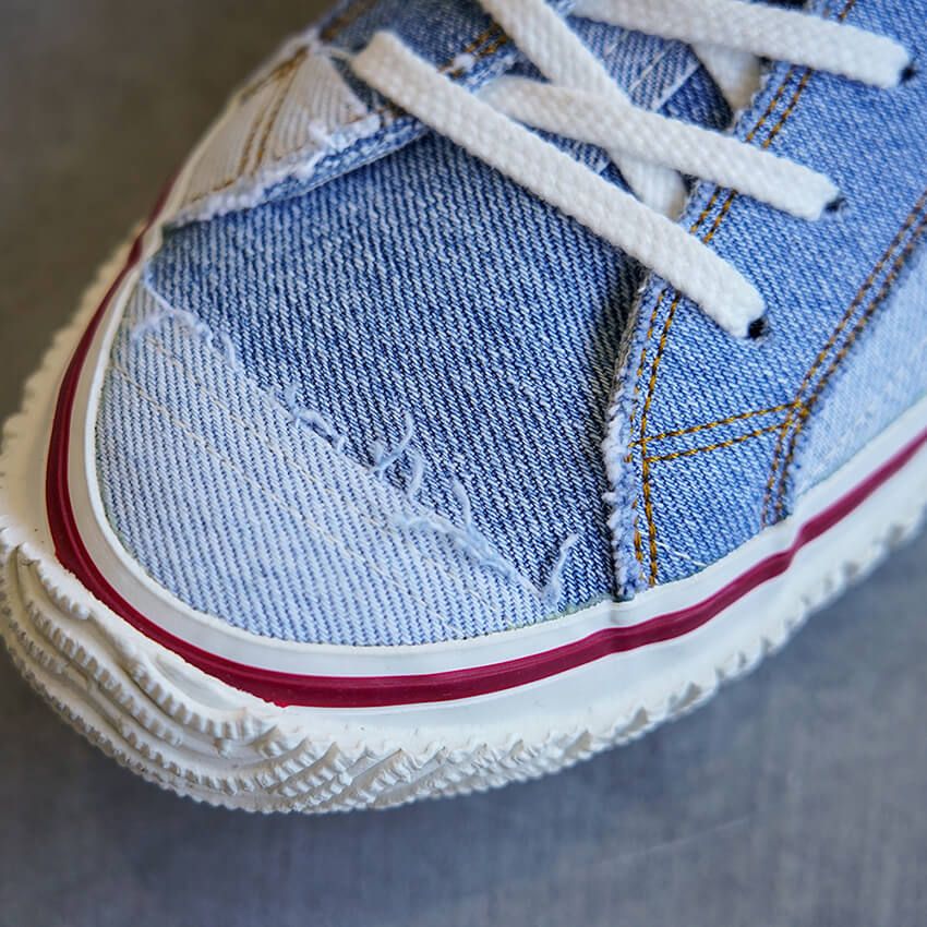 ヴィンテージの深い味わい。本物のユーズドデニムを使った新スニーカーの正体 - 8枚目の画像