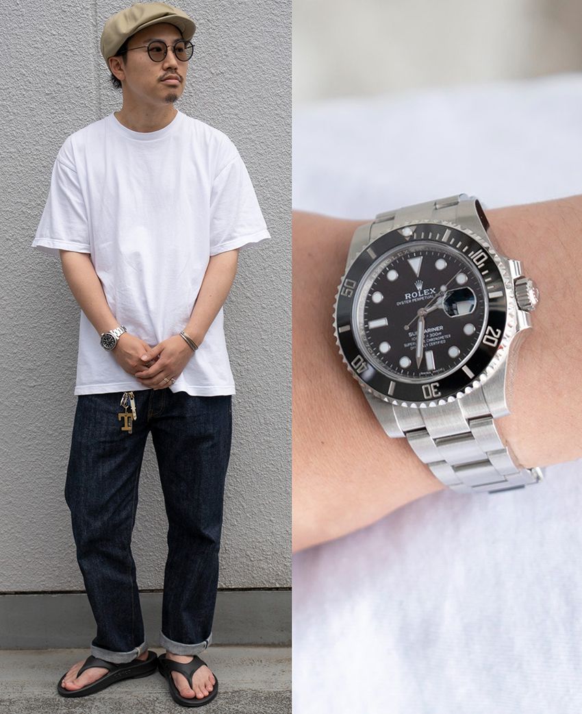 ロレックスはあえての“カジュアル使い”が正解。愛用者たち8人をスナップで比較 - 1枚目の画像
