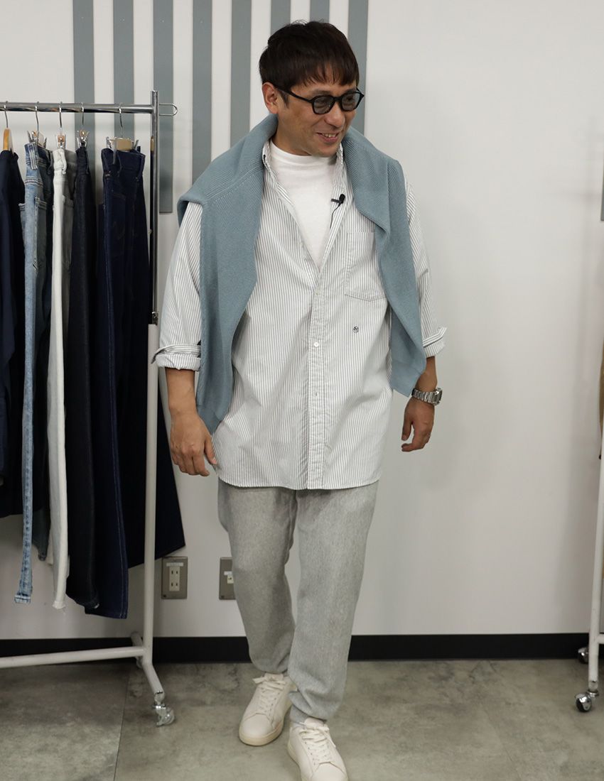 アルピー酒井がシーン別に実践！ 40代の必勝“スウェットパンツ”着回し術。使ったのはチャンピオンの定番品 - 25枚目の画像