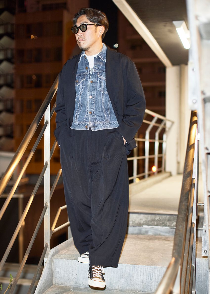 リーバイス「70505」、チャンピオンのスウェット。人気スタイリストがキレイめコーデに効かせる“古着出汁” - 7枚目の画像