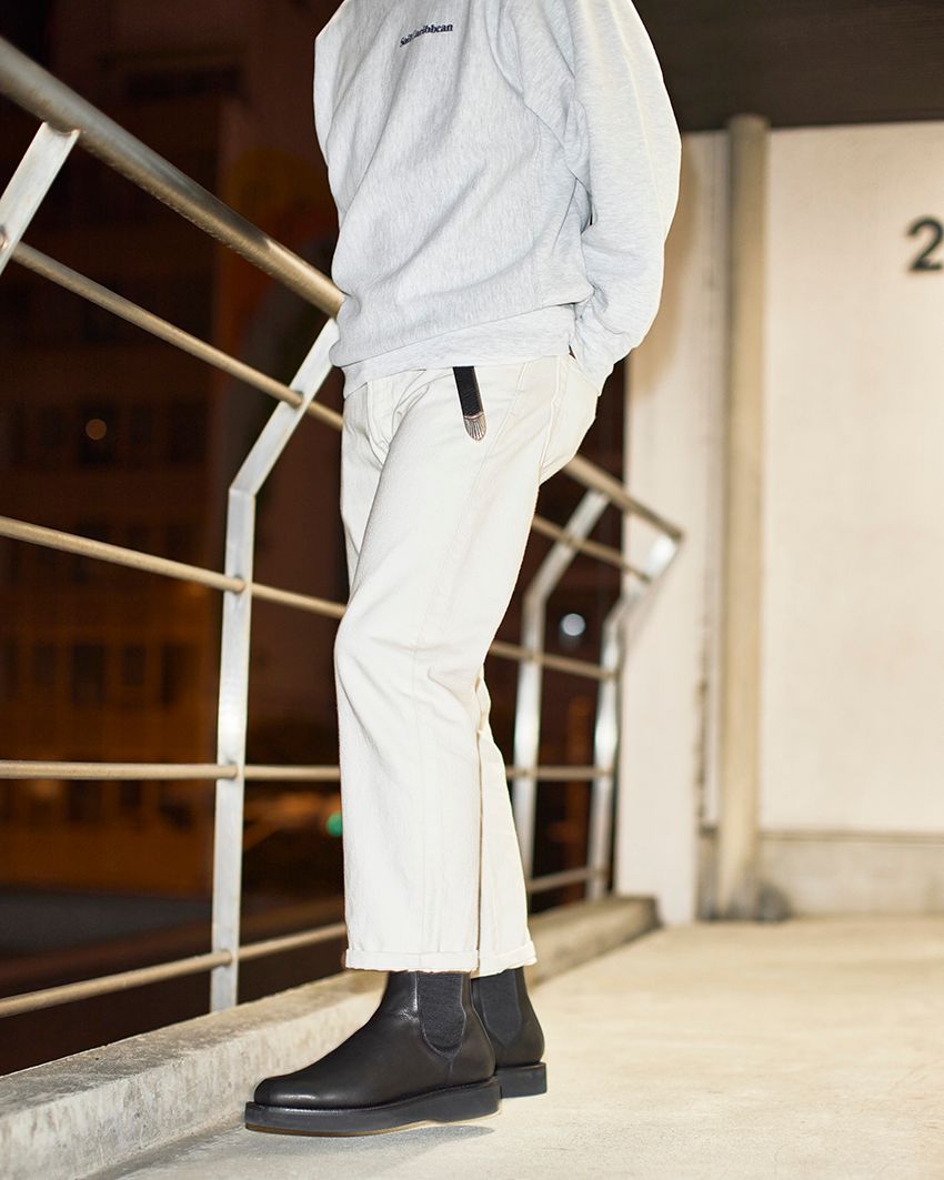 リーバイス「70505」、チャンピオンのスウェット。人気スタイリストがキレイめコーデに効かせる“古着出汁” - 6枚目の画像