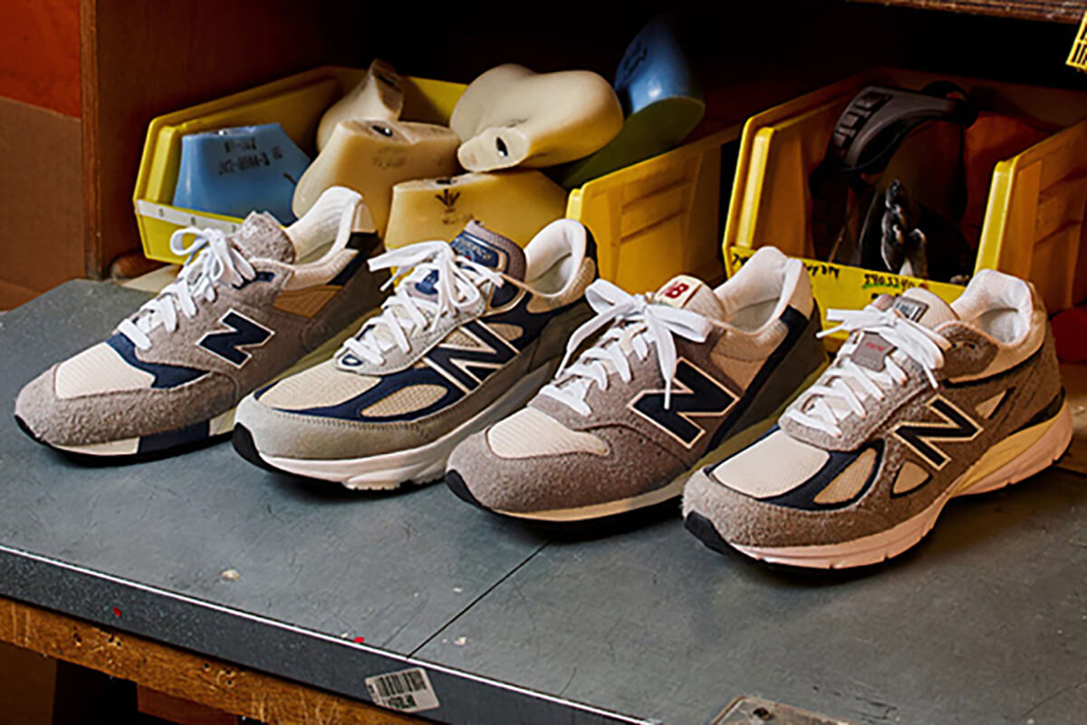 New Balance 990 スエード スニーカー | グレー | FARFETCH JP