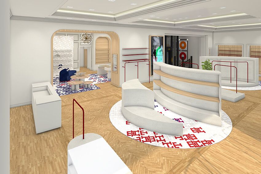 「トミー ヒルフィガー」表参道店がアート溢れる空間にリニューアル。限定コレクションも登場！ - 2枚目の画像