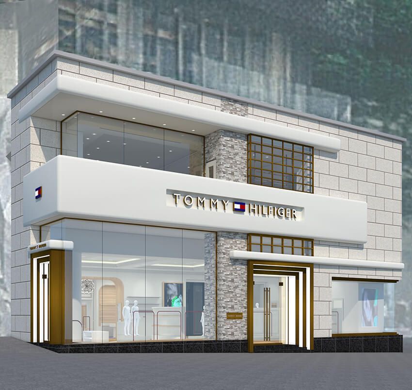 「トミー ヒルフィガー」表参道店がアート溢れる空間にリニューアル。限定コレクションも登場！ - 1枚目の画像