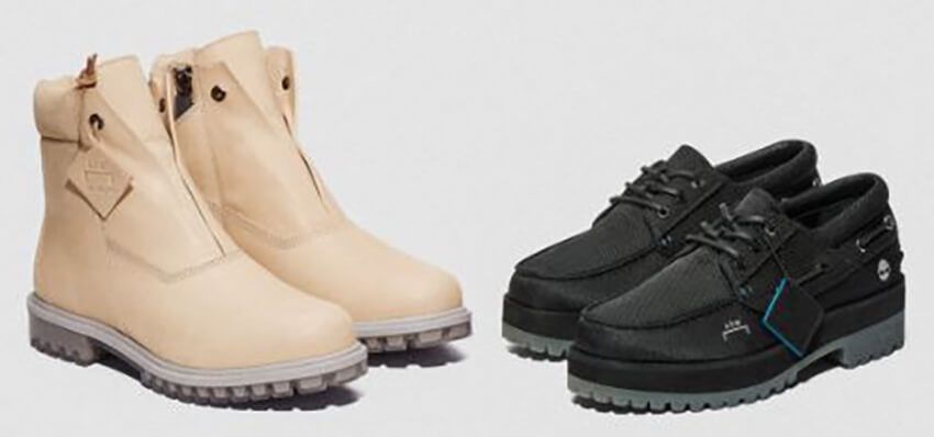 全黒の「ティンバーランド」スリーアイレット。サミュエル・ロスとのコラボは“フューチャー 73”第2弾 - 7枚目の画像